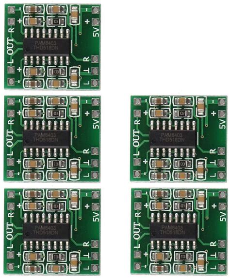 Super Debug (5 Pcs) PAM8403S DC 5V Class D Mini Digital Amplifier Board ...