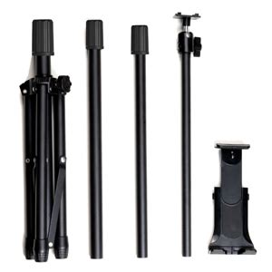 BROLAVIYA Mobile and Tablet Tripod Floor Stand for Home Office Stage ...