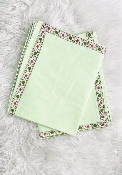 Buy PRISCILLA 220 TC 100% Pure Cotton Skin Friendly Single Bed Solid ...