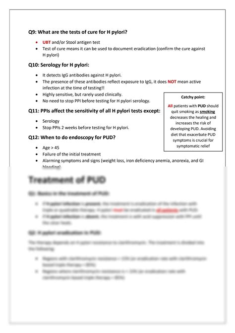 SOLUTION: Examination question and answes on Pud diagnosis and ...