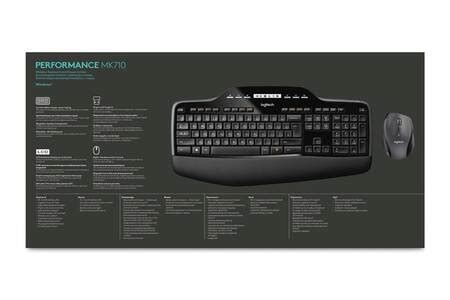 Clavier Logitech WIRELESS DESKTOP MK710 - 920-002425 | Darty