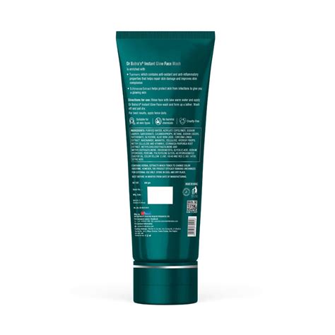 Dr Batra's Instant Glow Face Wash, Enriched with Turmeric.