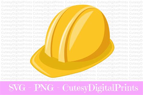Construction SVG, Hard Hat Vector, Hard Hat Clip Art, Hard Hat Cricut ...
