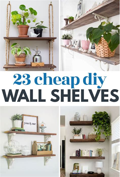 Cheap DIY Wall Shelves - How Can This