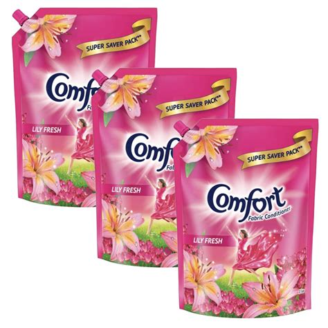 Comfort Lily Fresh Fabric Conditioner - 2L (Pack Of 3) – KartWalk