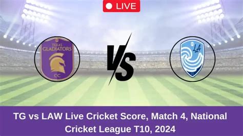 TG vs LAW Live Score: Scorecard, Ball by Ball Commentary - Match 4, USA ...