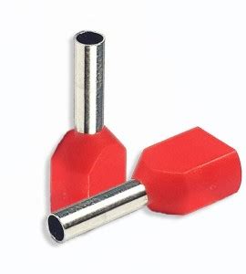 GLOBOMOTIVE Twin Cord End Terminal 12 mm Electrical Connections 1 sq mm ...