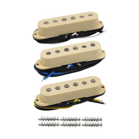 Buy FLEOR Single Coil Pickup Alnico 5 Strat Pickups Guitar Neck/Middle ...