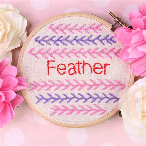 Image result for Feather Stitch Variations