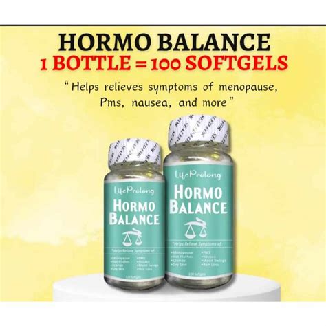 HORMO BALANCE - RELIEVES SYMPTOMS OF MENOPAUSE PMS, NAUSEA AND MORE ...