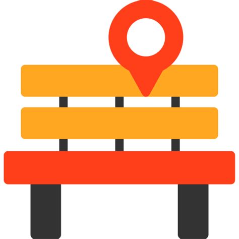 Park bench - Free maps and location icons