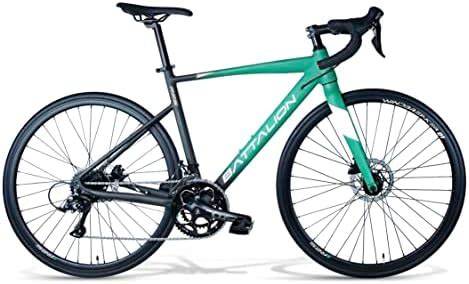Battalion R25 series Ultra-Light Alloy Road bicycle -51cm, Green - with ...
