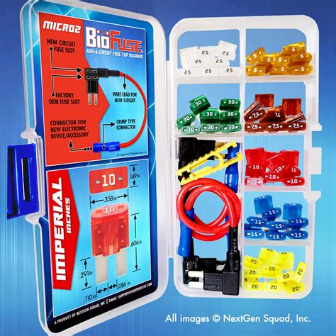 BioFuse 12V Micro2 APT ATR 70 Piece Automotive Car Fuse Assortment and ...