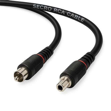 SeCro RCA Male to Female Extention Cable | 1 RCA to 1 RCA Cable for ...