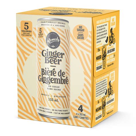 Organic Sugar Free Ginger Beer Case of 4 – La Boite à Grains