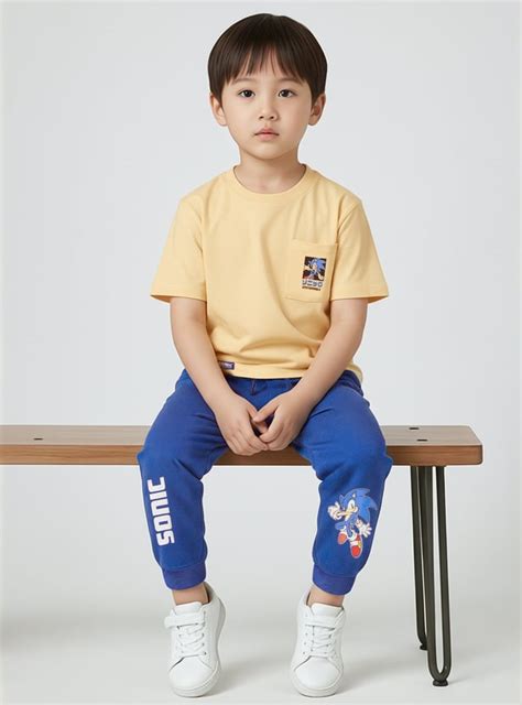 Buy Boys Sonic Print Joggers Set Online at just Rs. 799.0 ...