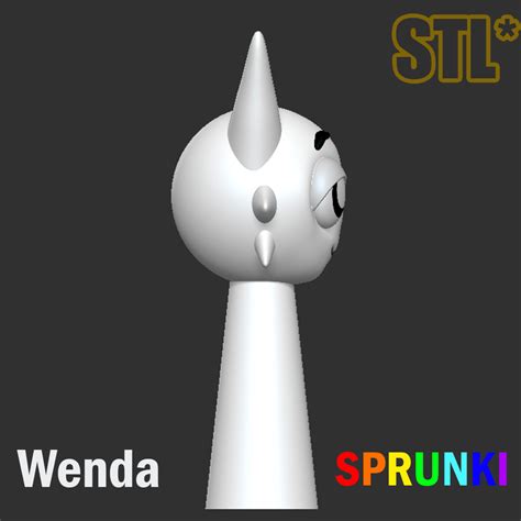 Archivo STL Wenda Sprunki 3D Incredibox Wenda STL 3D Character Fanart 🧸 ...