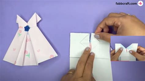Image result for Origami Paper Dress Tutorial