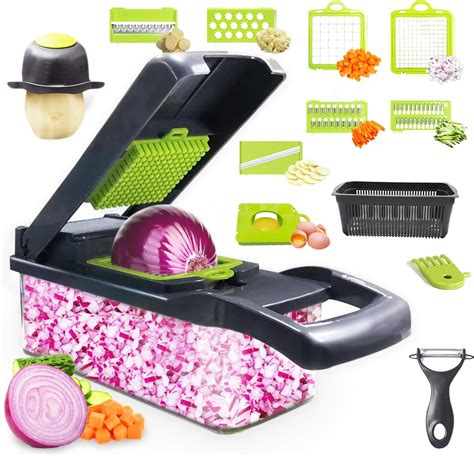 Amazon.com: Vegetable Chopper - Vegetable Slicer - Fruit Chopper with ...