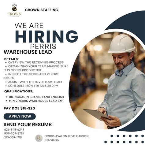 Crown Staffing Services LLC | Urgently Hiring CSR in the City of Perris ...