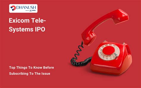 Exicom Tele-Systems IPO: Top Things To Know | Dhanush By Ashika Stock ...