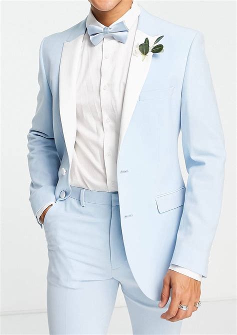 Light Blue Tuxedo Suit for Wedding – Tumuh