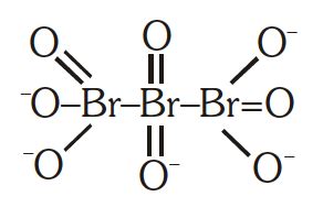 The correct structure of tribromooctaoxide is - Tardigrade