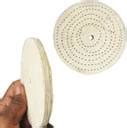 EXCEL IMPEX White Buffing Cloth Polishing Wheel for Scratch Removal of ...