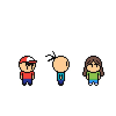 Pixilart - Earthbound sprites by CARLOSALOS123