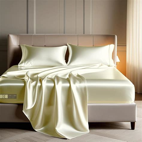 Day Care® Premium Satin Bedsheet Double Bed with Pillow Covers ...