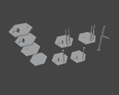 Hex Riser - Hex Stand for Action Figures・ 3D File for 3D printing・Cults