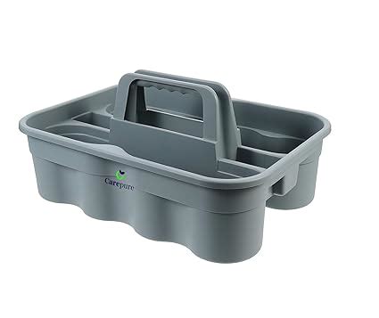 Carepure 2-Compartment Industrial Caddy Bucket | Bathroom Organizer ...