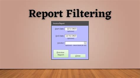 Filtering an Access Report Using Combo Box 的图像结果