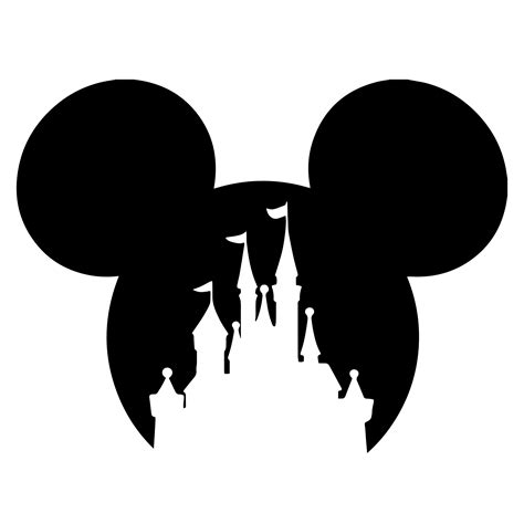Silueta De Orejas De Mickey Mouse Clip Art