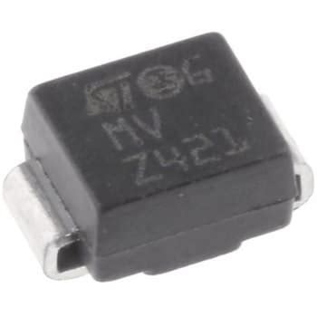 STTH1R04U STマイクロ， ファストリカバリー 整流ダイオード， 1A， 400V 表面実装， 2-Pin DO-214AA (SMB ...