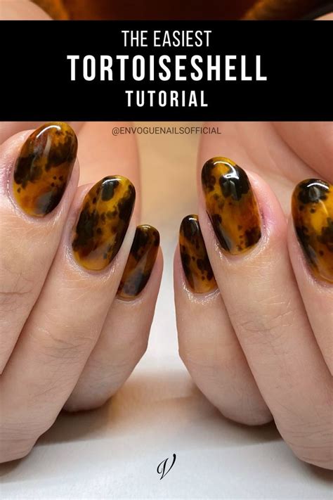 Image result for Tortoise Shell Nail Art Tutorial