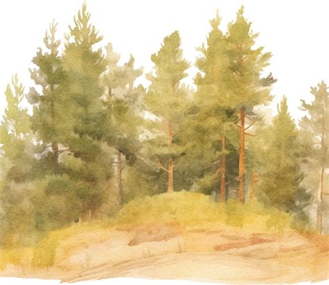 Aquarell Tutorial Wald 的图像结果