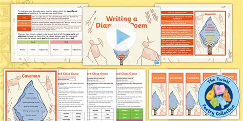 'Caveman' – Stone Age Diamante Poem for KS2 (teacher made)