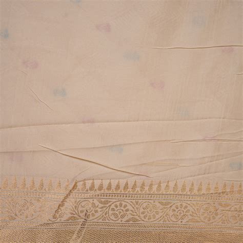 Cream Banaras Saree – Snehalayaa Silks