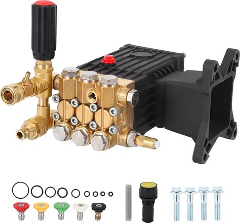 RONSHIN Pressure Washer Pump, 4000PSI 4.4GPM 1" Shaft Horizontal ...