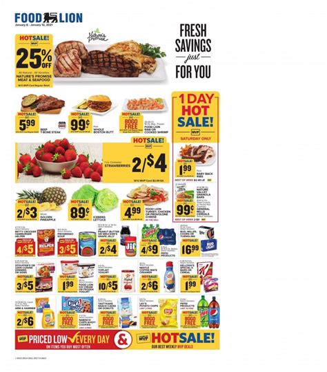 Food Lion (NC) Weekly Ad Flyer January 6 to January 12