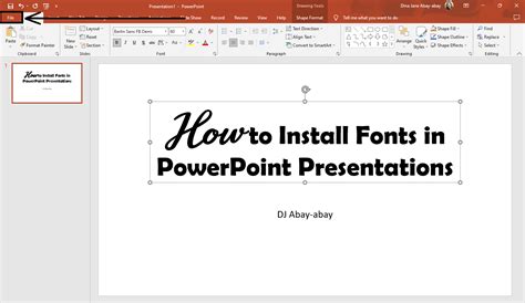 Image result for PowerPoint Add Font