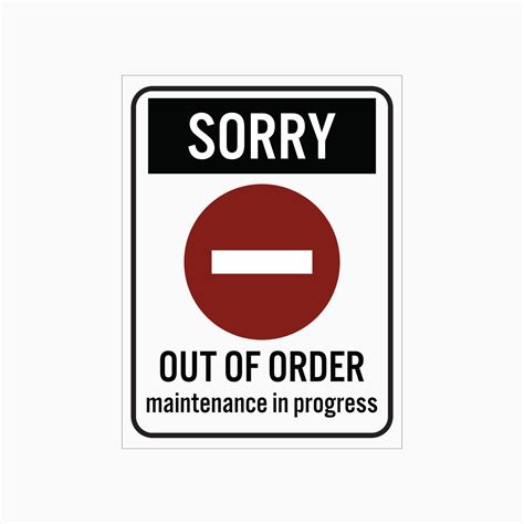 Premium Out of Order Signs - Buy Durable & Weather-Resistant Signs | Get Signs – Get signs