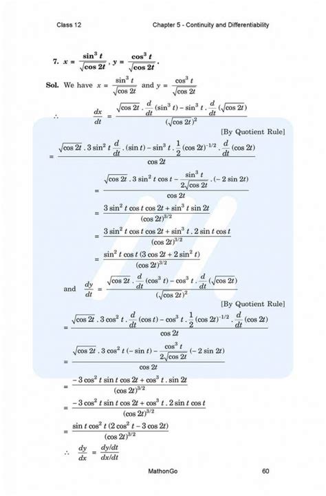 Image result for Class 12 Math CH 5.4