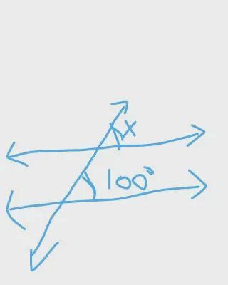 Find the value of x , if l || m tell me only that it is corresponding ...