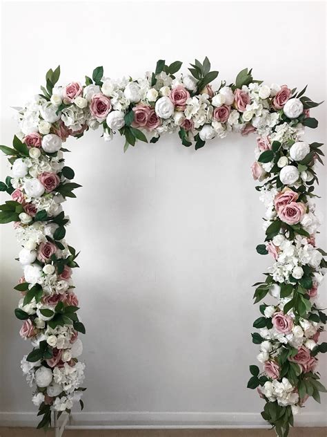 Flower Garland Wedding Arch Flower Arch Floral Arch | Etsy Canada