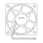 EF60252S1-1000U-A99 Sunon | Mouser India