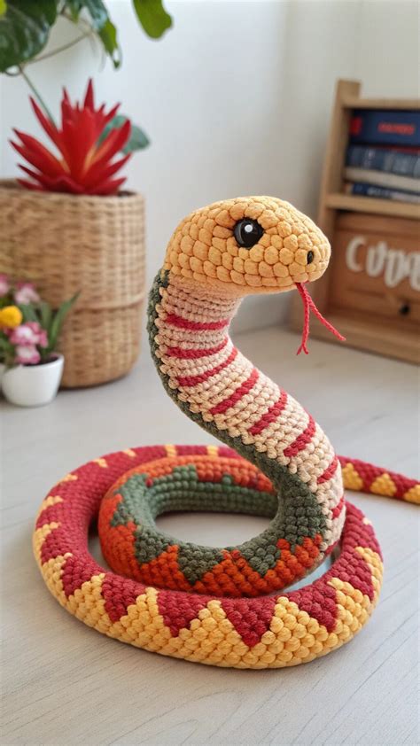 Image result for Crochet Snake Tutorial