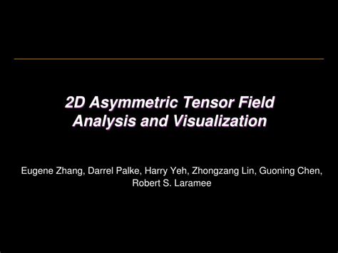 Tensor Field Applications 的图像结果
