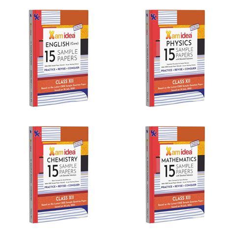 Xam Idea CBSE 15 Sample Paper English Core, Mathematics, Chemistry and ...